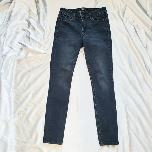 Abercrombie Fitch Jeans Abercrombie Fitch Harper Low Rise Super Skinny Washed Black Poshmark
